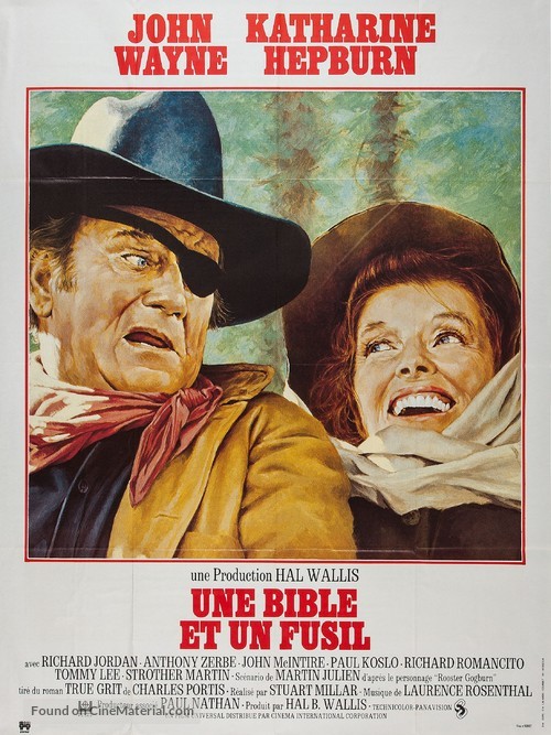 Rooster Cogburn - French Movie Poster