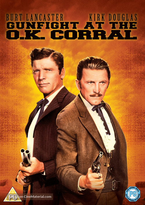 Gunfight at the O.K. Corral - British Movie Cover