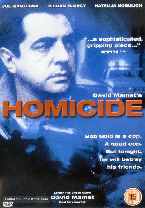 Homicide - British DVD movie cover