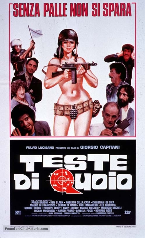 Teste di quoio - Italian Movie Poster