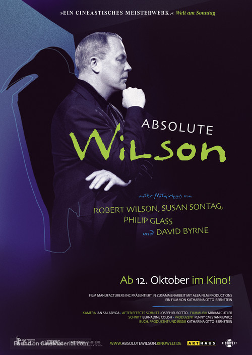 Absolute Wilson - German Movie Poster