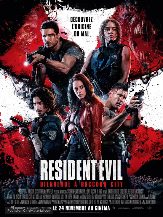 Resident Evil: Welcome to Raccoon City - French Movie Poster