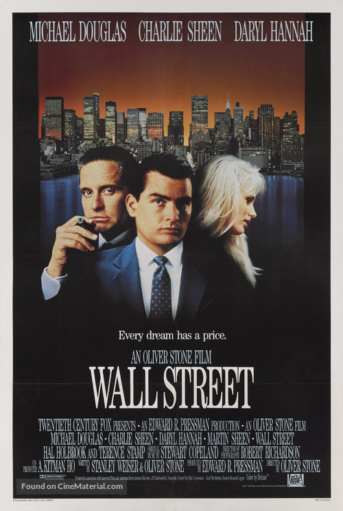 Wall Street - British Movie Poster