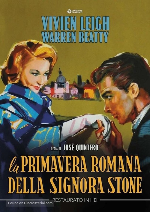 The Roman Spring of Mrs. Stone - Italian DVD movie cover