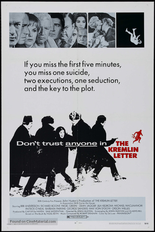 The Kremlin Letter - Movie Poster