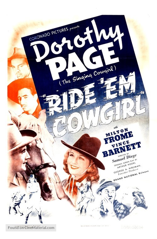 Ride &#039;Em Cowgirl - Movie Poster