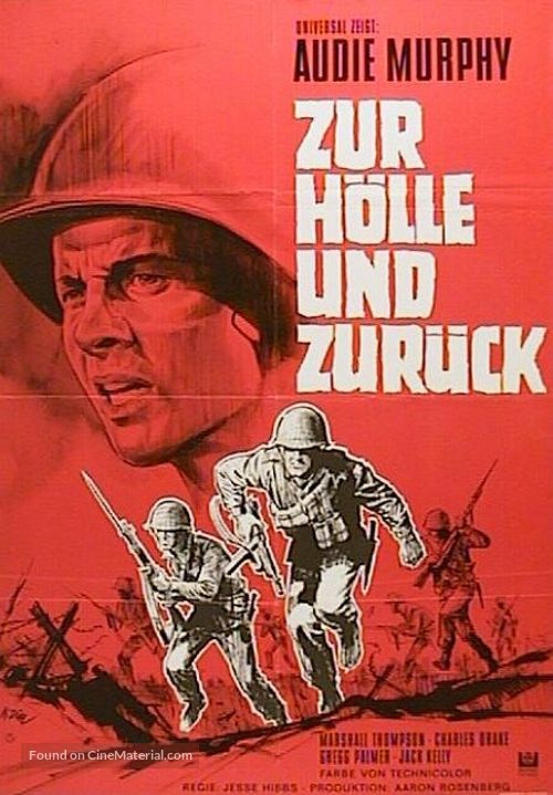 To Hell and Back - German Movie Poster