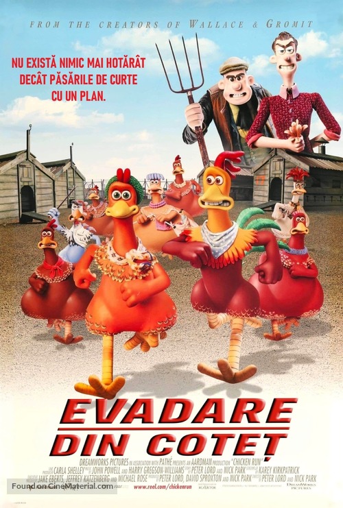 Chicken Run - Romanian Movie Poster
