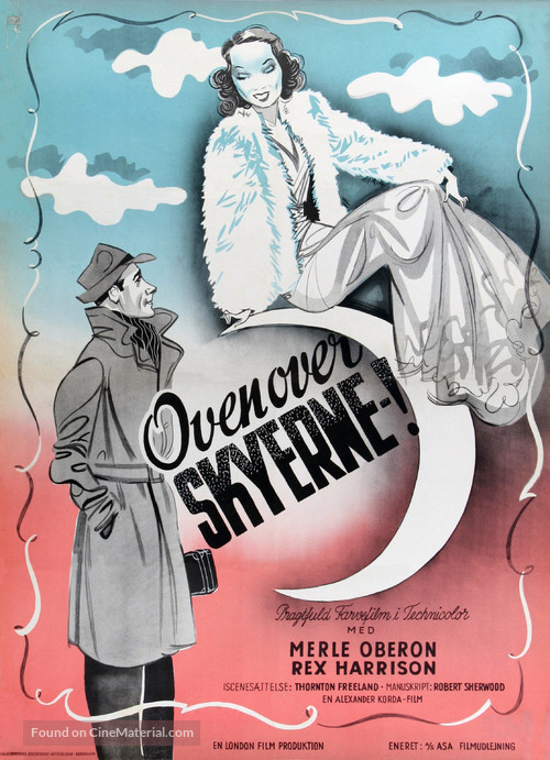 Over the Moon - Danish Movie Poster