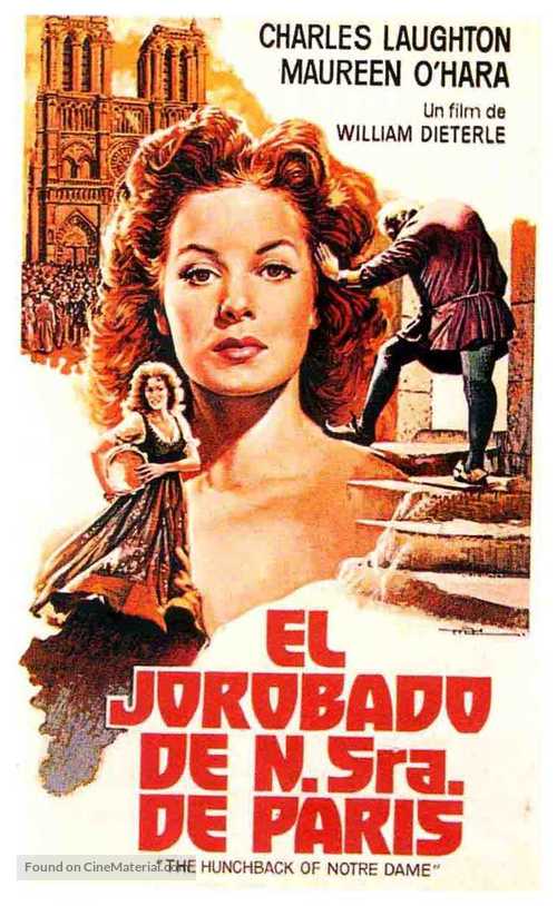 The Hunchback of Notre Dame - Spanish Movie Poster