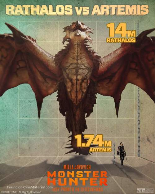 Monster Hunter - Mexican Movie Poster