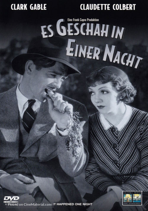 It Happened One Night - German DVD movie cover