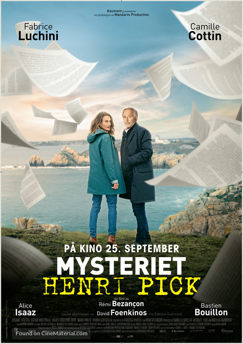 Le myst&egrave;re Henri Pick - Norwegian Movie Poster