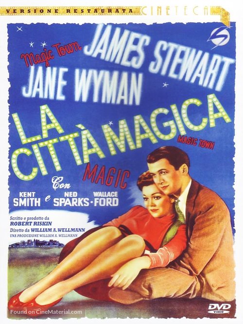 Magic Town - Italian DVD movie cover