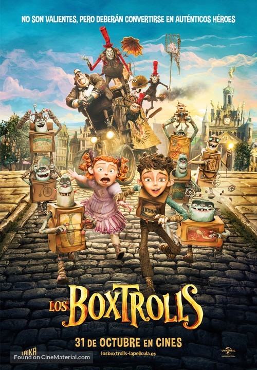 The Boxtrolls - Spanish Movie Poster
