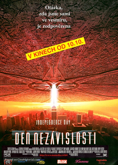 Independence Day - Czech Movie Poster