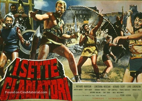 I sette magnifici gladiatori - Italian Movie Poster