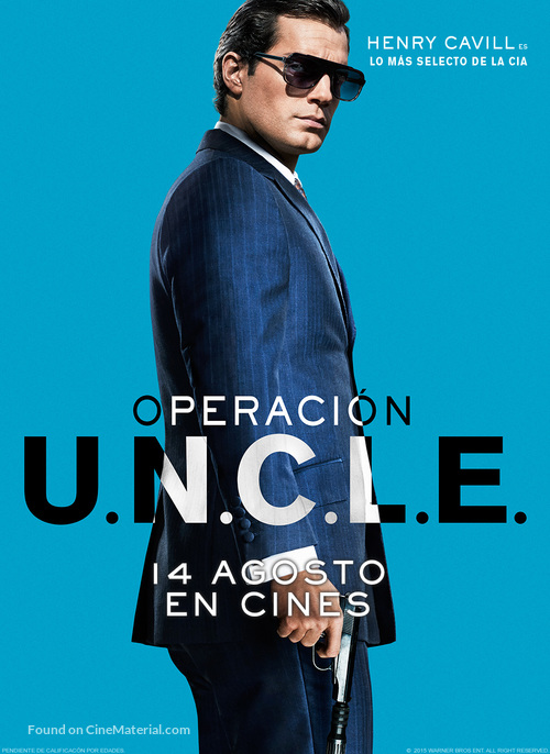 The Man from U.N.C.L.E. - Spanish Movie Poster