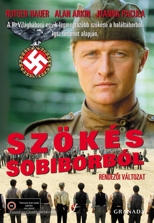 Escape From Sobibor - Hungarian VHS movie cover