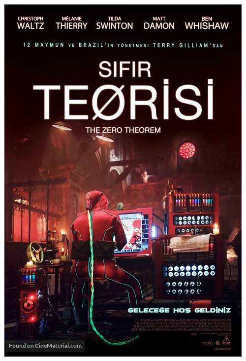 The Zero Theorem - Turkish Movie Poster