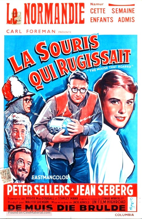 The Mouse That Roared - Belgian Movie Poster