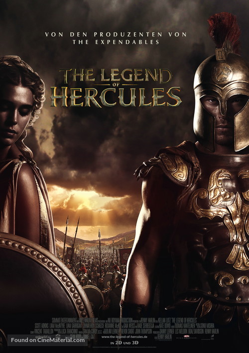 The Legend of Hercules - German Movie Poster