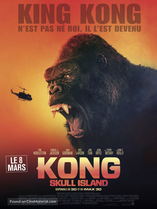 Kong: Skull Island - French Movie Poster