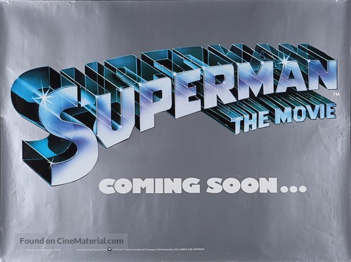 Superman - British Advance movie poster