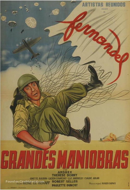 Uniformes et grandes manoeuvres - Spanish Movie Poster