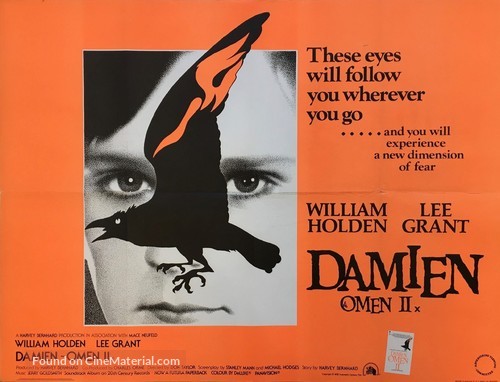 Damien: Omen II - British Movie Poster