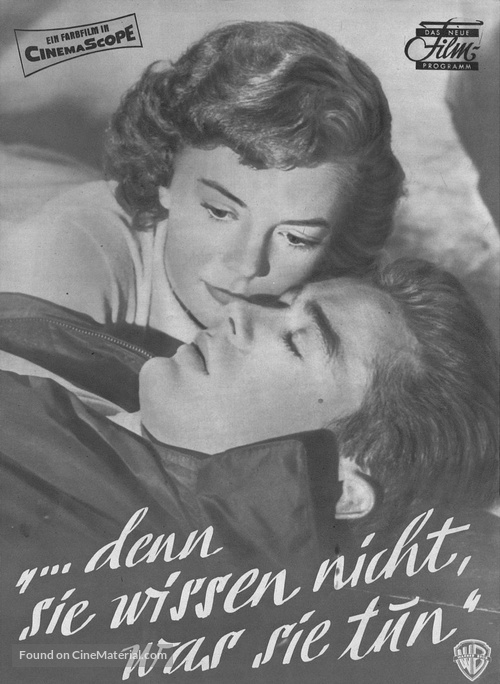 Rebel Without a Cause - German poster