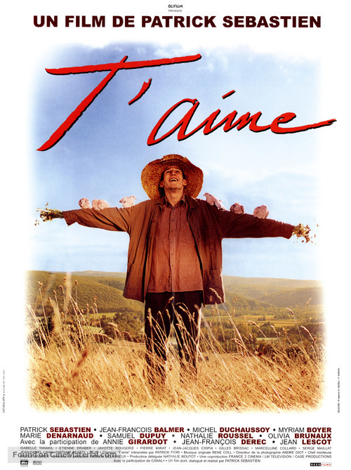 T&#039;aime - French Movie Poster