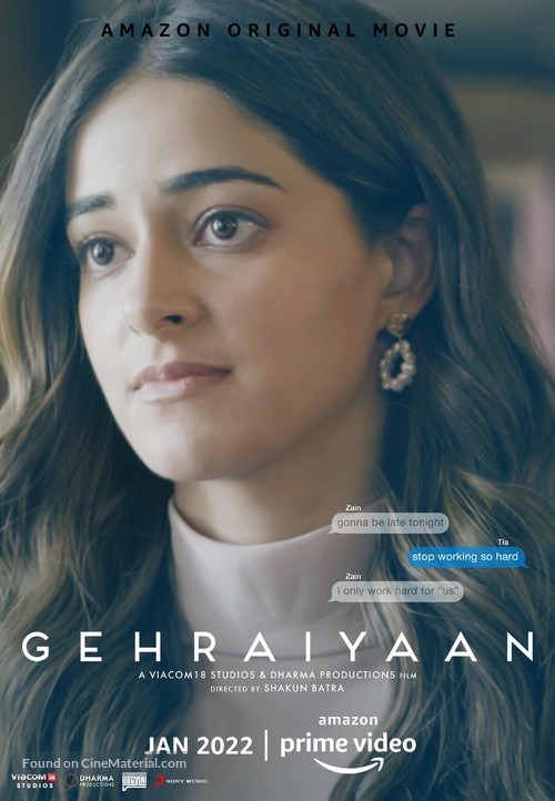 Gehraiyaan - Indian Movie Poster