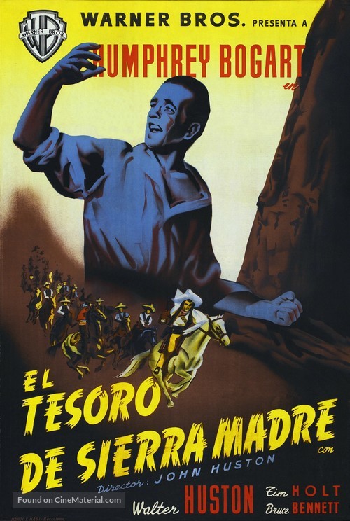 The Treasure of the Sierra Madre - Spanish Movie Poster