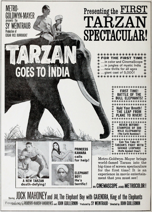 Tarzan Goes to India - poster