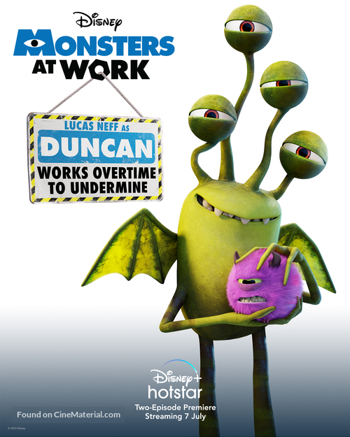 &quot;Monsters at Work&quot; - Malaysian Movie Poster