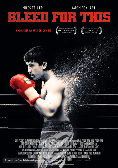 Bleed for This - German Movie Poster