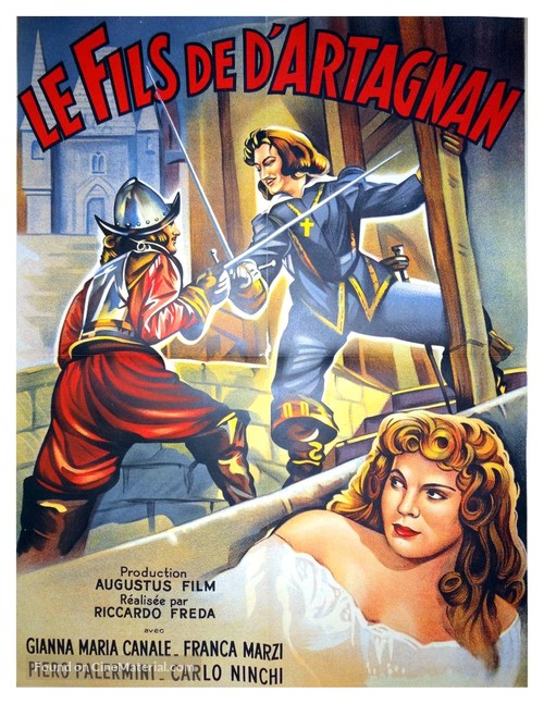 Il figlio di d&#039;Artagnan - French Movie Poster