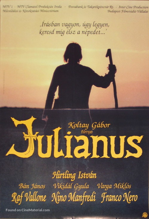 &quot;Julianus bar&aacute;t&quot; - Hungarian Movie Poster