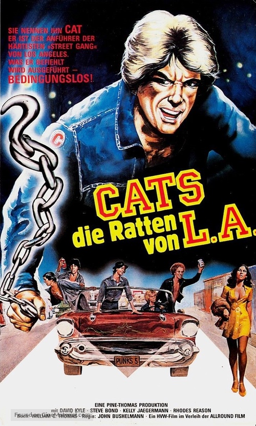 Cat Murkil and the Silks - German VHS movie cover