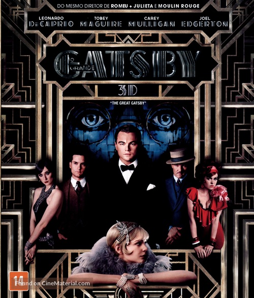 The Great Gatsby - Brazilian Blu-Ray movie cover