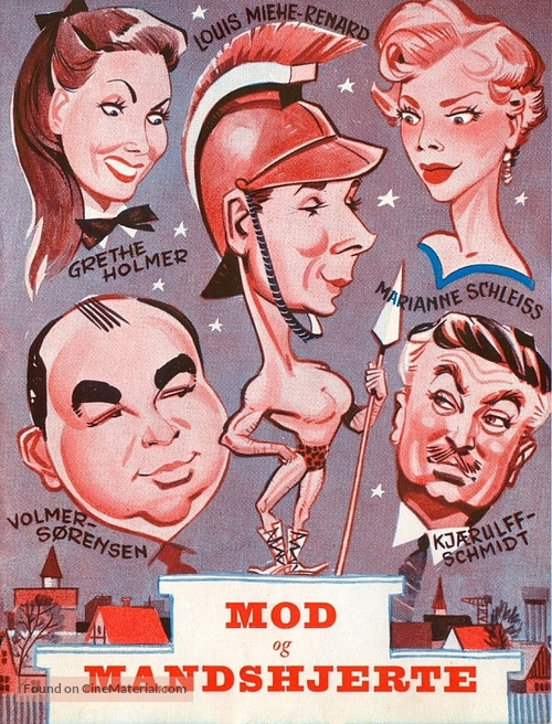 Mod og mandshjerte - Danish Movie Cover