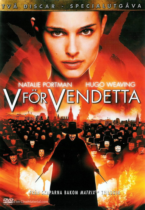 V for Vendetta - Swedish Movie Cover