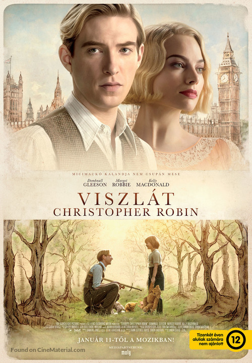 Goodbye Christopher Robin - Hungarian Movie Poster