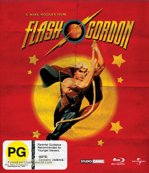 Flash Gordon - New Zealand Blu-Ray movie cover