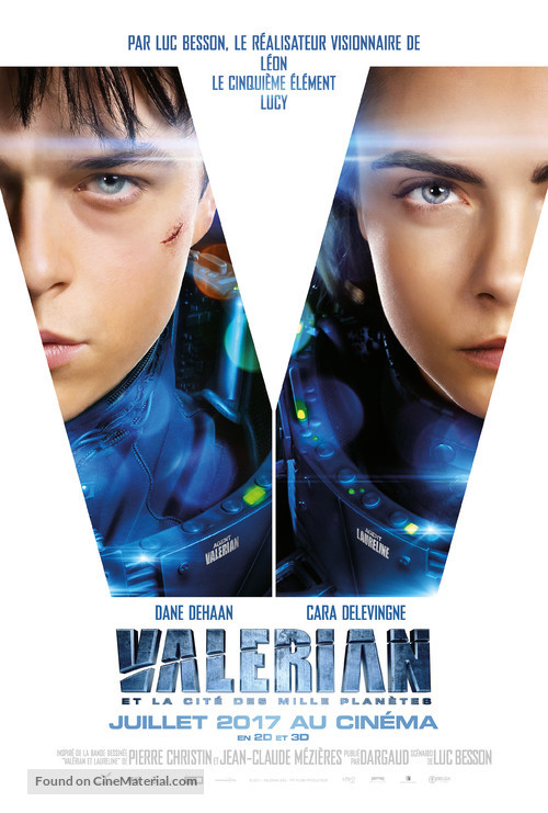 Valerian and the City of a Thousand Planets - Belgian Movie Poster