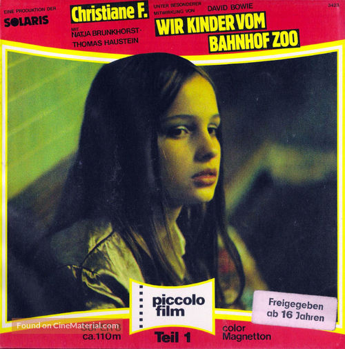 Christiane F. - Wir Kinder vom Bahnhof Zoo - German Movie Cover