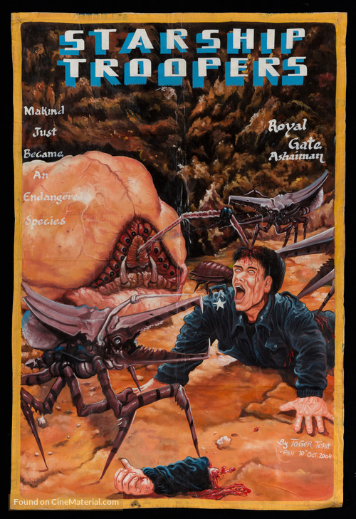 Starship Troopers - Ghanian Movie Poster