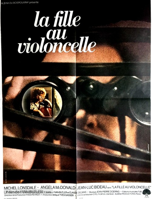 La fille au violoncelle - French Movie Poster