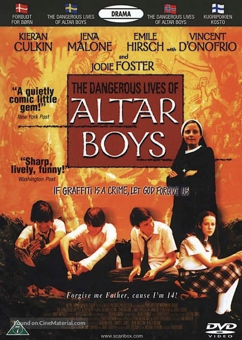 The Dangerous Lives of Altar Boys - Danish DVD movie cover